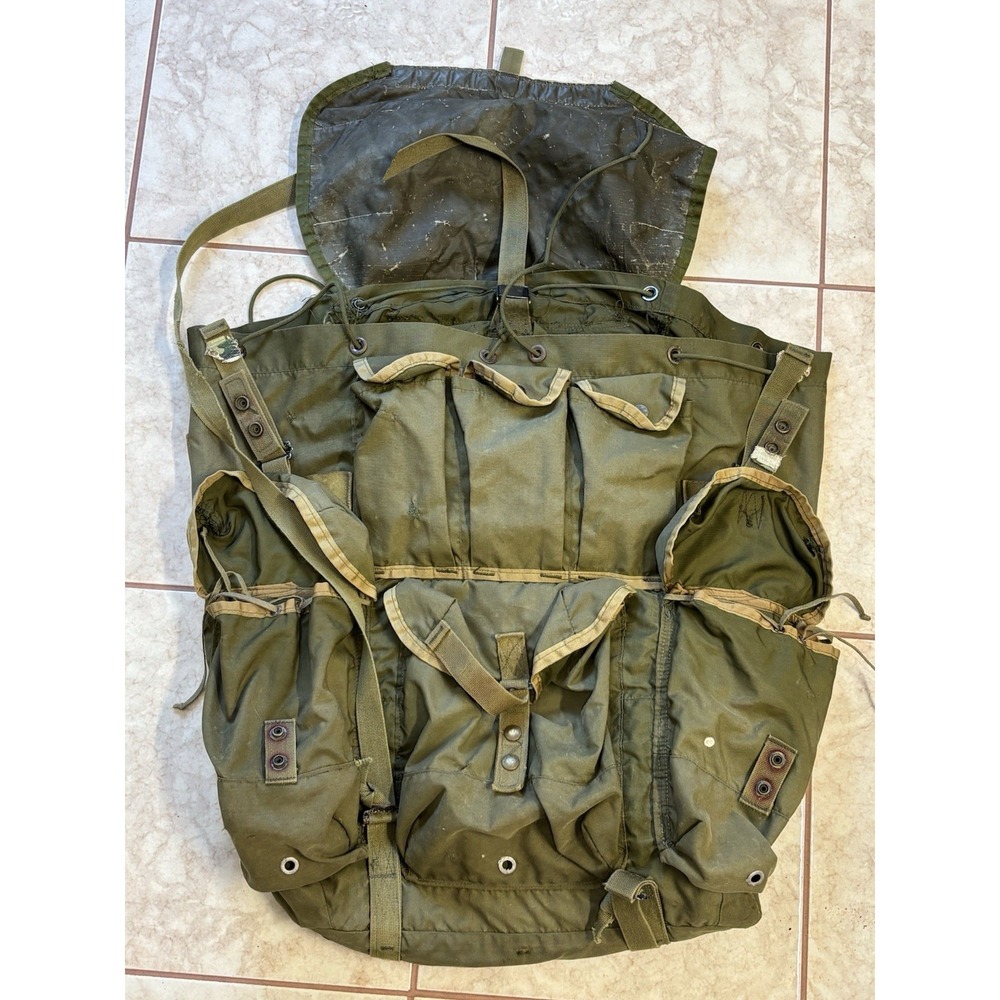 US Army LC-1 Large Combat Field Pack Alice Backpack No Frame Vintage Rucksack